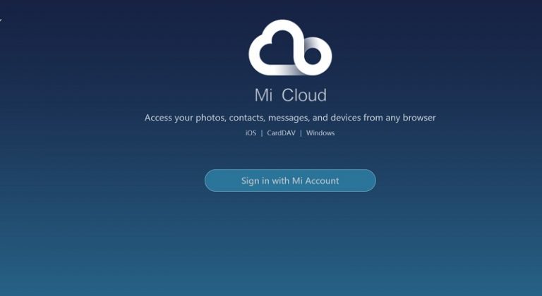 cara download foto video mi cloud