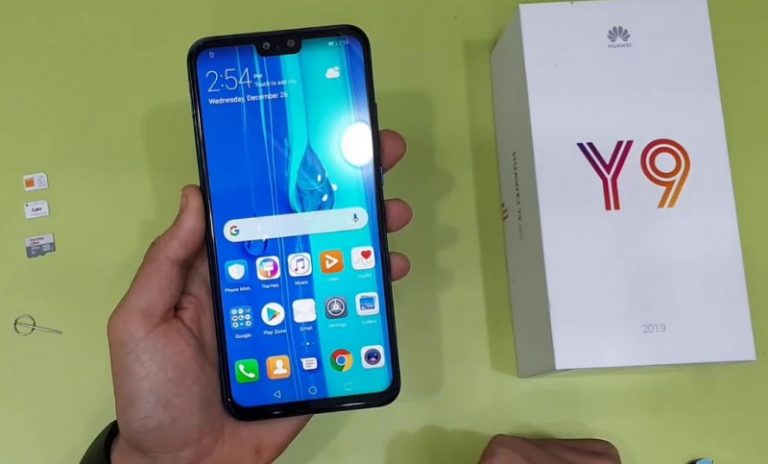 cara screenshot huawei y9