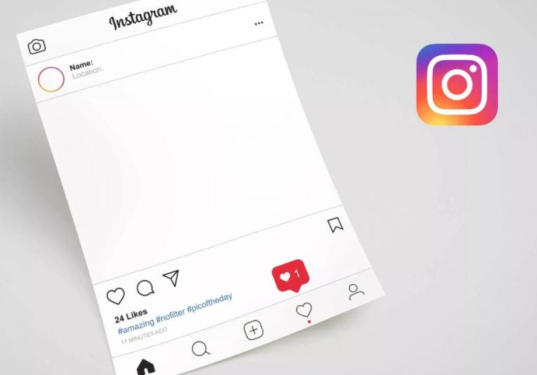 cara membuat template instagram