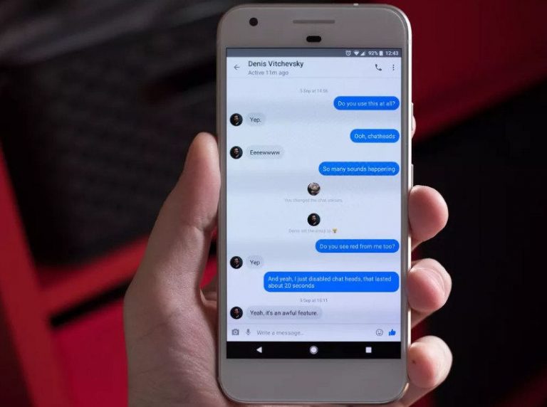 cara menghapus pesan messenger