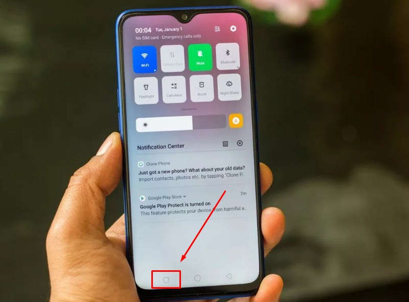 membuka 2 aplikasi oppo