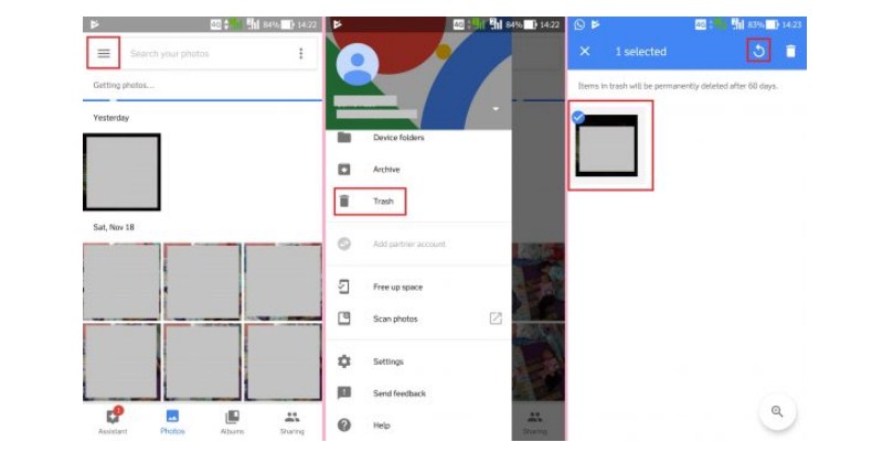 mengembalikan foto terhapus vivo