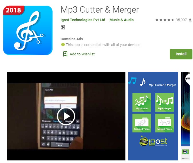 aplikasi pemotong lagu mp3 android