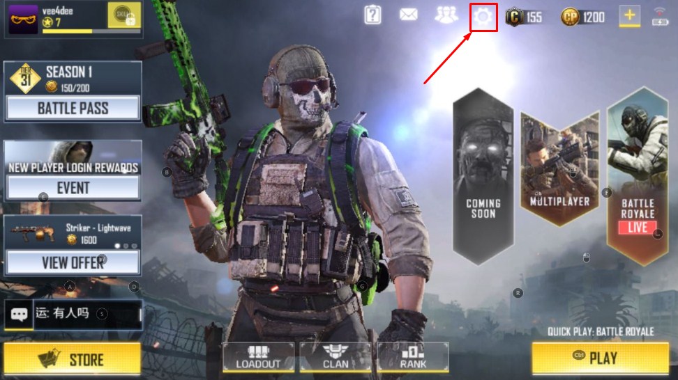 bind call of duty mobile