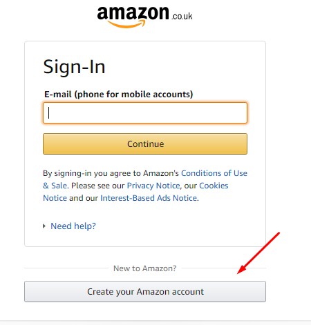 cara daftar akun amazon prime