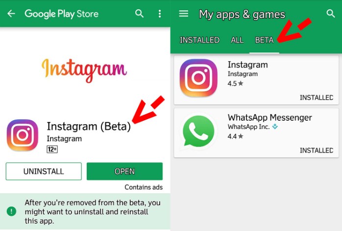 dark mode instagram