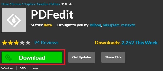 software editor pdf