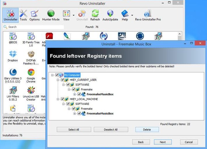 uninstall aplikasi windows 8