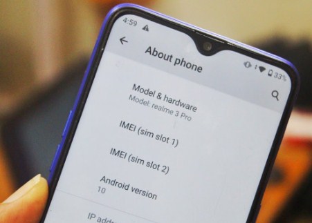 cara mengetahui imei hp realme