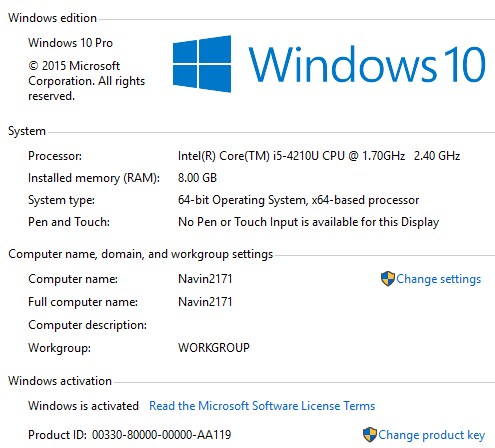 cara cek versi windows 10