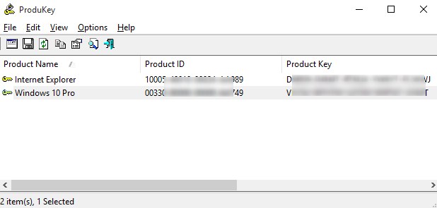cara melihat product key windows 10