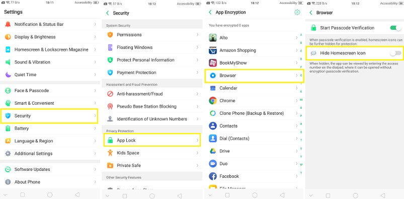 cara menyembunyikan aplikasi hp realme