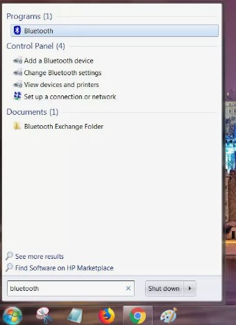 bluetooth windows 7