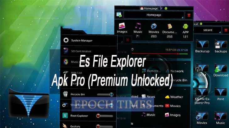 Es File Explorer Apk Pro (Premium Unlocked)