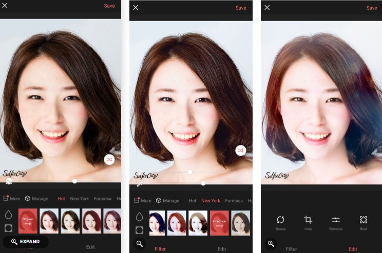 aplikasi filter wajah SelfieCity