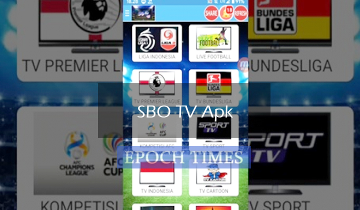 Download SBO TV Apk